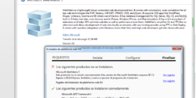 WebMatrix3 Instalar en Windows 7