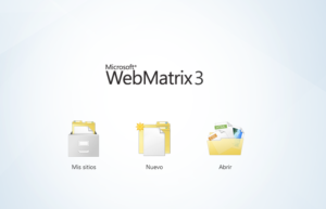 WebMatrix3 Instalar en Windows 7